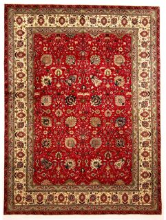 Large Area Rugs Hand Knotted Persian Wool Tabriz 10 X13