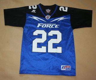 Georgia Force Troy Bergeron Arena Football Jersey Youth Small AFL 22 