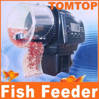 Automatic Manual Aquarium Fish Food Feeder Timer LCD