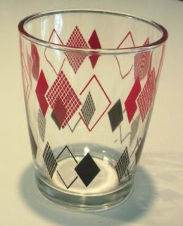 here is a highly collectible diamond or argyle design tumbler drinking 