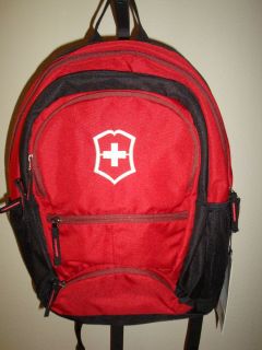 NEW NWT VICTORINOX SWISS ARMY ARISTOTLE DUAL COMPARTMENT BACKPACK RED