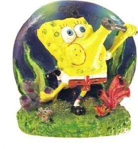 Penn Plax Spongebob Aerating Aquarium Ornament