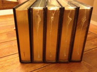 New Easton Press Complete Works of Aristotle 5 Volume Leather Set Gold 