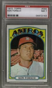 1972 Topps Baseball Ken Forsch 394 PSA 7 Astros