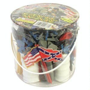 Civil War Playset Army Men 100 Pieces Fast Shipping