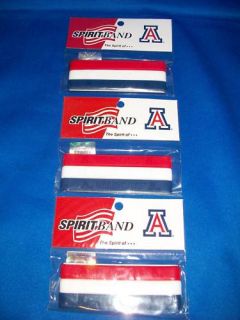 Arizona Wildcats 9 Rubber Bracelets Wristbands