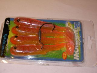 RIPTIDE 4 5 ULTIMATE INSHORE MINNOW SWIMBAIT PINK YELLOW CLEAR FLAKE 4 