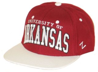 Arkansas Razorbacks Hogs Maroon Super Star Snapback Adjustable Hat Cap 