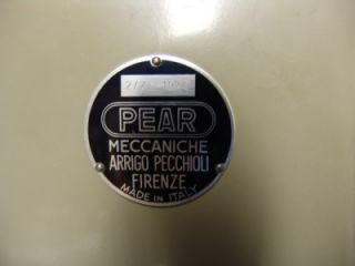 Pear Meccaniche Arrigo Single Lip Cutter Grinder Italy