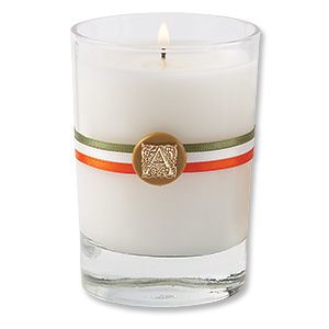 Aromatique Peach Pizazz Scented Candle in Glass New