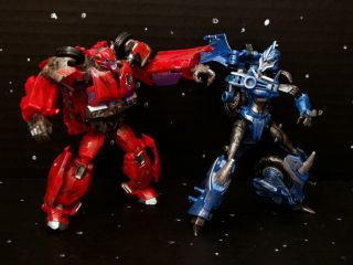 Transformers Prime Zombie Cliffjumper and Arcee (deluxe class) CUSTOM