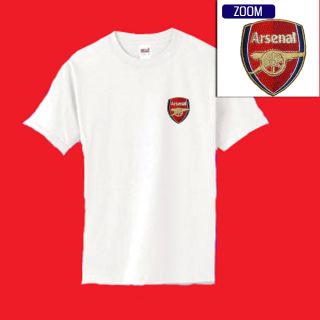 Arsenal Football Soccer Patch Shirt $14 99 M XL Wht