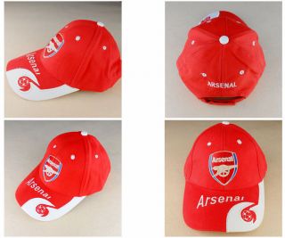 description this auction is for an arsenal football club team hat it 