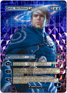   ART PSYCHEDELIC JACE, ARCHITECT OF THOUGHT RETURN TO RAVNICA MTG