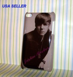 Justin Bieber Apple iPod TOUCH 4th Gen Hard Back Case Jacket 