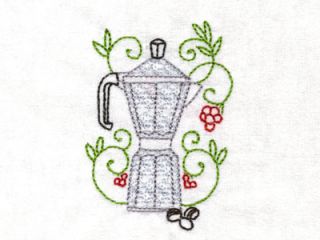 Coffee Aromas Machine Embroidery Designs