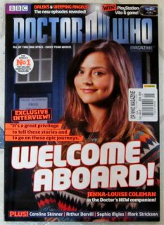 Doctor Who No 446 Exclusive Interview Jenna Louise Coleman Daleks New 