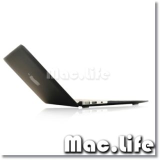 NEW ARRIVALS Rubberized BLACK Hard Case Cover for Macbook Air 13 