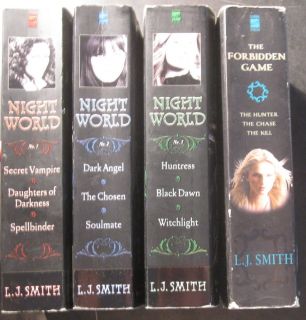 lot of 4 L.J. Smith Night World books1  3 Secret Vampire &The 
