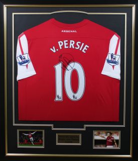 Robin Van Persie Signed Arsenal Shirt Display