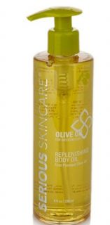   Olive Oil Replenishing Massage Body Oil 8 oz Pump Bottle $39