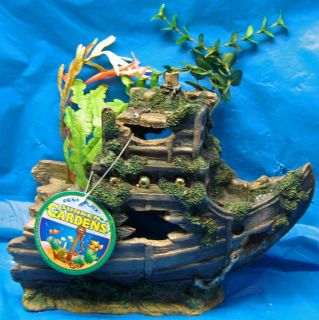 PPRR811 Large Shipwreck Bow Aquarium Ornament