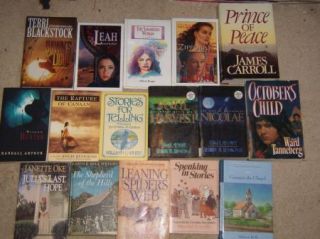 Lot of 16 Religion Inspirational Christian Religious Fiction Books 