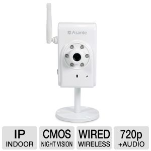 asante voyager smartbot network security camera note the condition of 