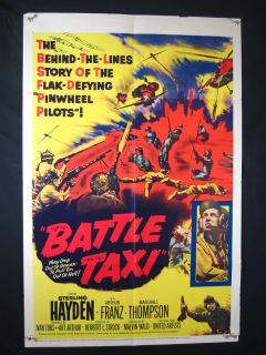Battle Taxi 1955 27x41 Orig Poster Arthur Franz War EX