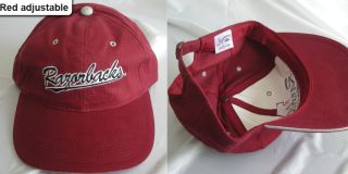 New Arkansas Razorbacks Hogs Vintage Snapback Adjustable Cap Hat 1990s 