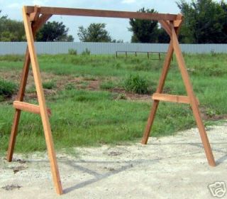 NEW ALL CEDAR A FRAME FOR PORCH SWING STAND SUPPORT A FRAME