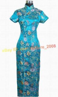 Chinese Traditional Long Cheongsam Evening Dress WLD 03