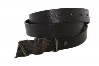 armani belt man sz 110 make offer q6102 blk armani belt man sz 110 