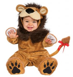 Infant Baby Boys Girls Cowardly Lion Halloween Costume