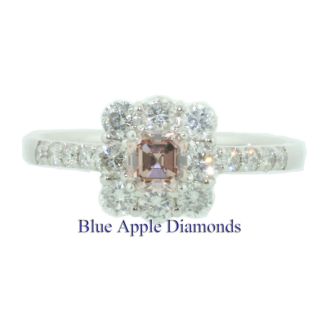 00 Fancy Pink Asscher Cut GIA Diamond Engagement Anniversary 