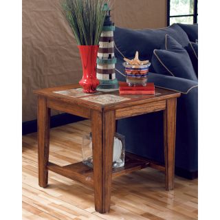 Ashley Toscana Brown Finish Square End Furniture –  New 