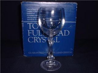 TOWLE CRYSTAL ARDMORE PATTERN 4 CORDIAL GLASSES
