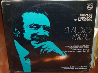 Claudio Arrau Grandes Virtuosos de La Musica LP SS 20