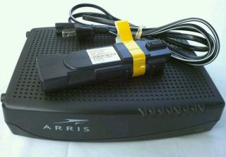 Arris TM722G Cable Modem w 12hr Backup Battery