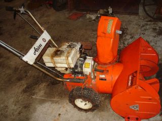 ARIENS 24 TWO STAGE SNOW BLOWER SNOW THROWER FOR PARTS OR REPAIR NR 01 