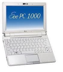 Asus Eee PC 1000 Netbook Intel Atom N270 White