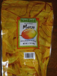 Trader Joes Freeze Dried Mango Raspberries Unsweetened Unsulfured New 