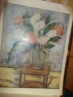 Maurice Utrillo V from Lily Pons Collection Plate Sixteen Flower 