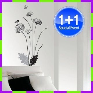 SS 228 Deco Flower Wall Art Paper Sticker Decals