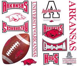 22 Arkansas Razorbacks Wall Stickers Decal Accents Hogs