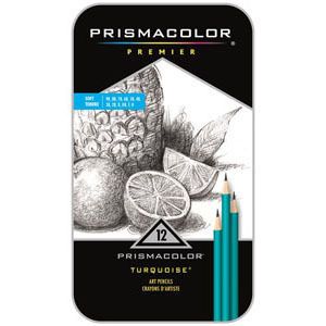 Prismacolor Turquoise Graphite Soft Art Pencil Set 12