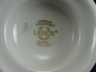 Lenox Athenian Collection Sculpted Cream Vase Gold Rim