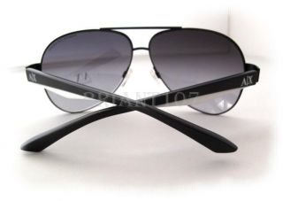 NWT ARMANI EXCHANGE Mens Sunglasses AX222/S Black/Purple + A/X Pouch $ 