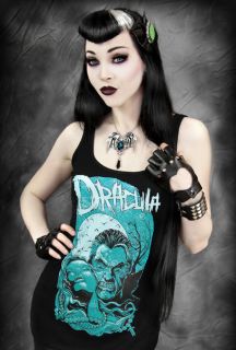 Restyle Count Dracula Tank Top T Shirt Top Gothic Vampire Goth