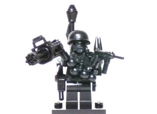 Lego Custom Minifigure ARMY SOLDIER Brickarms Weapons Military Combat 